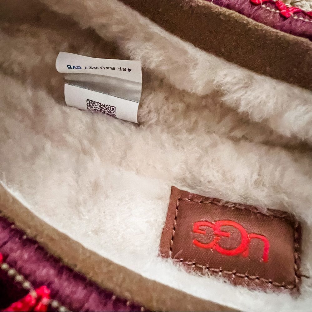 NWT UGG Tazz Platform Mule Slipper Clog Chestnut Women’s Size 8 - Picture 15 of 15